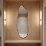 Lustro nieregularne Ness w przedpokoju Lustro nieregularne Ness w przedpokoju